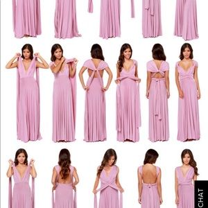 Wrap Dress // multi-way in maroon